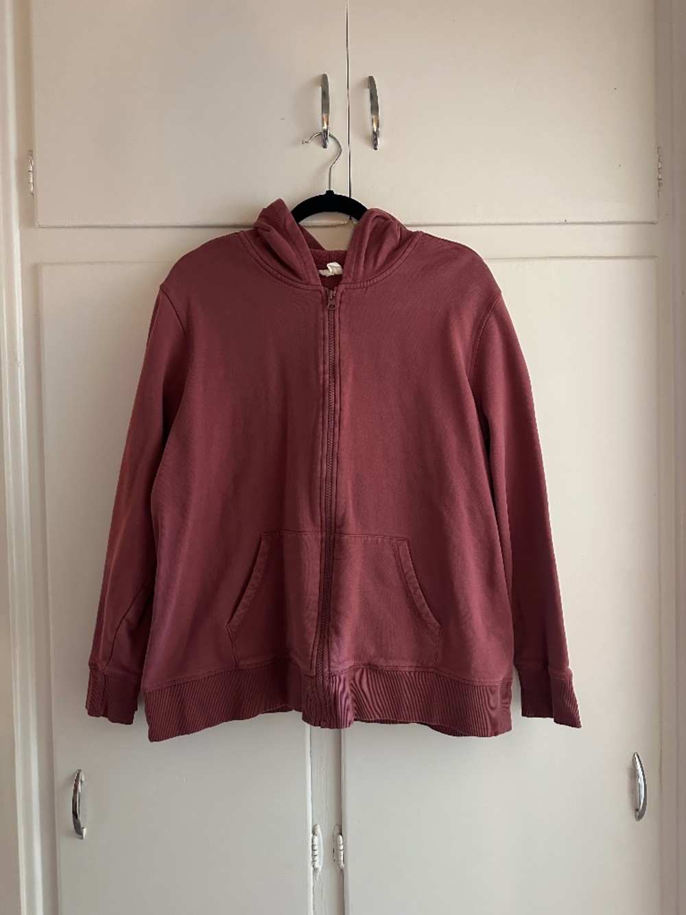 PACT Hoodie 2XL - Mauve Cloud Brushed Fleece Zip